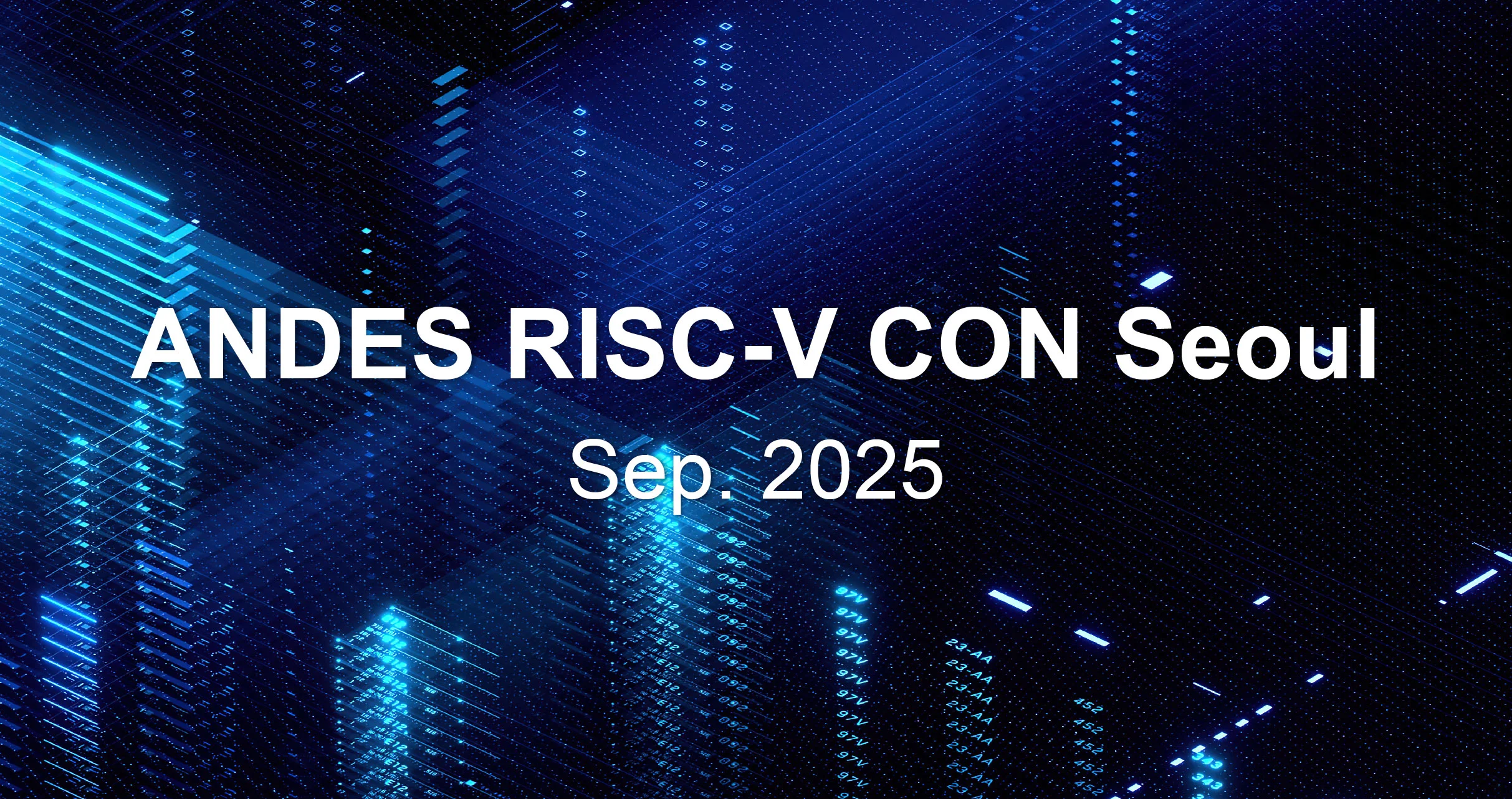 ANDES RISC-V CON Seoul