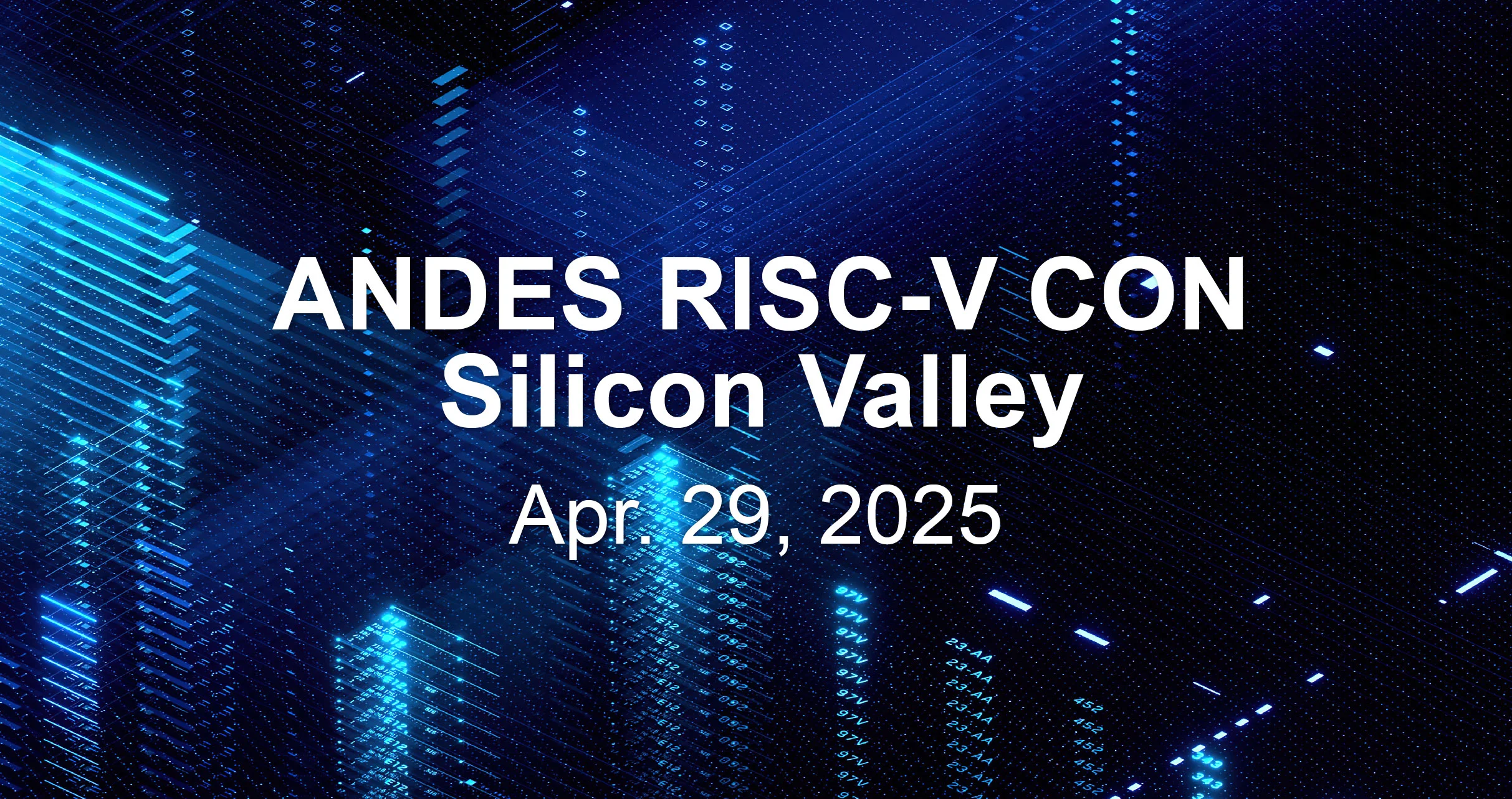 ANDES RISC-V CON Silicon Valley